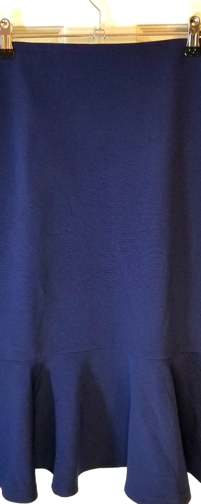 NWT Apt 9 Navy Tummy Control Tulip Skirt L